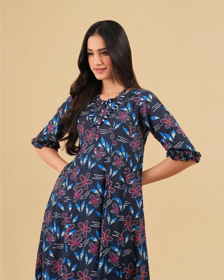 1-Piece Ready-to-Wear Lawn Frock | 17277-IG-LWN Sha Posh Textile