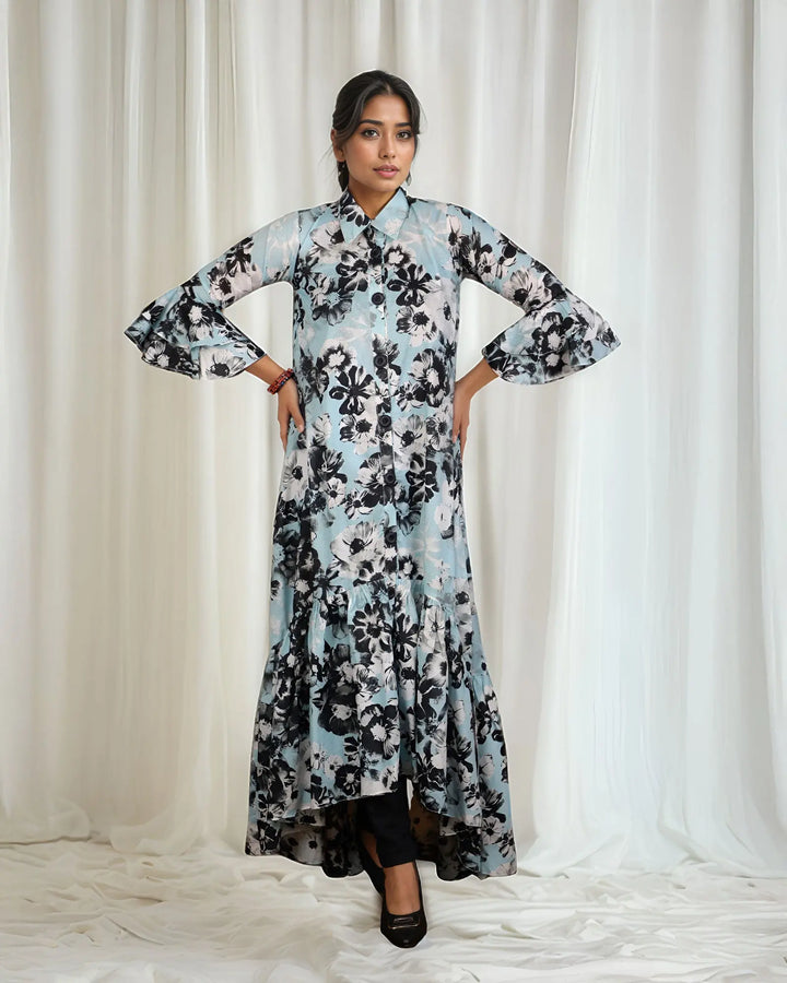 1-Piece Ready-to-Wear Lawn Frock | 17315-IG-LWN - Sha Posh Textile