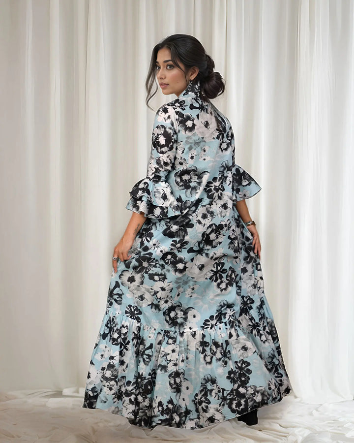 1-Piece Ready-to-Wear Lawn Frock | 17315-IG-LWN - Sha Posh Textile
