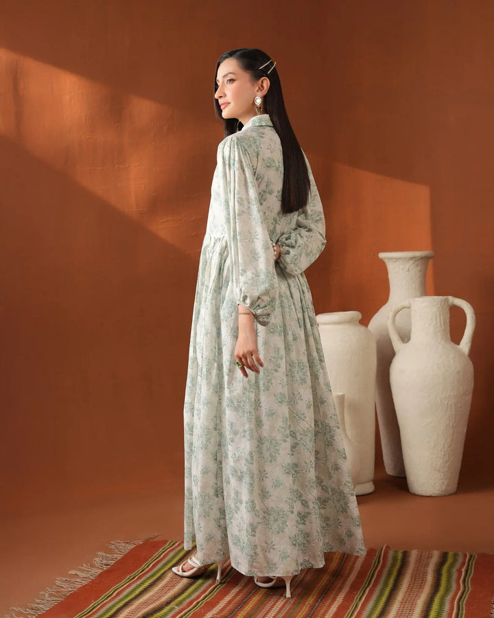 1-Piece Ready-to-Wear Lawn Frock| 17262-IG-LWN Sha Posh Textile