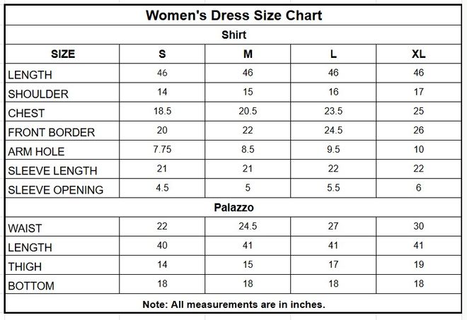 Bori Net 3PC | 1159 size chart
