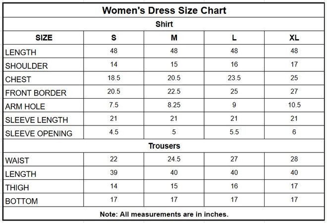 Bori Net 3PC | 1162 size chart