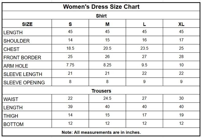 Skin Embroidered Jacquard Cotton 3 Piece Stitched Suit for Women size chart