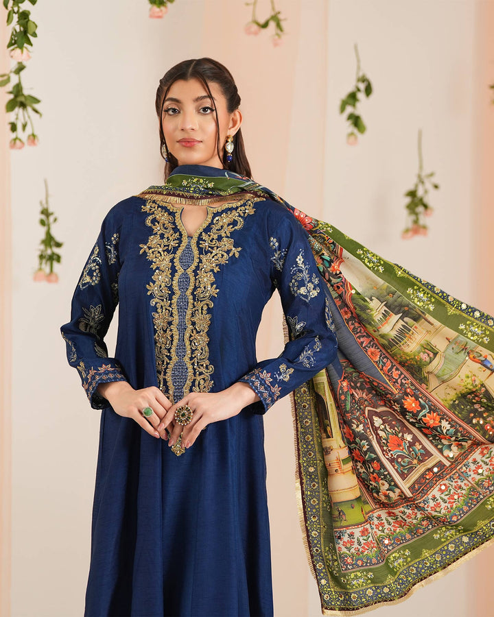 Korean Raw Silk 3PC | 1155 - Sha Posh Textile