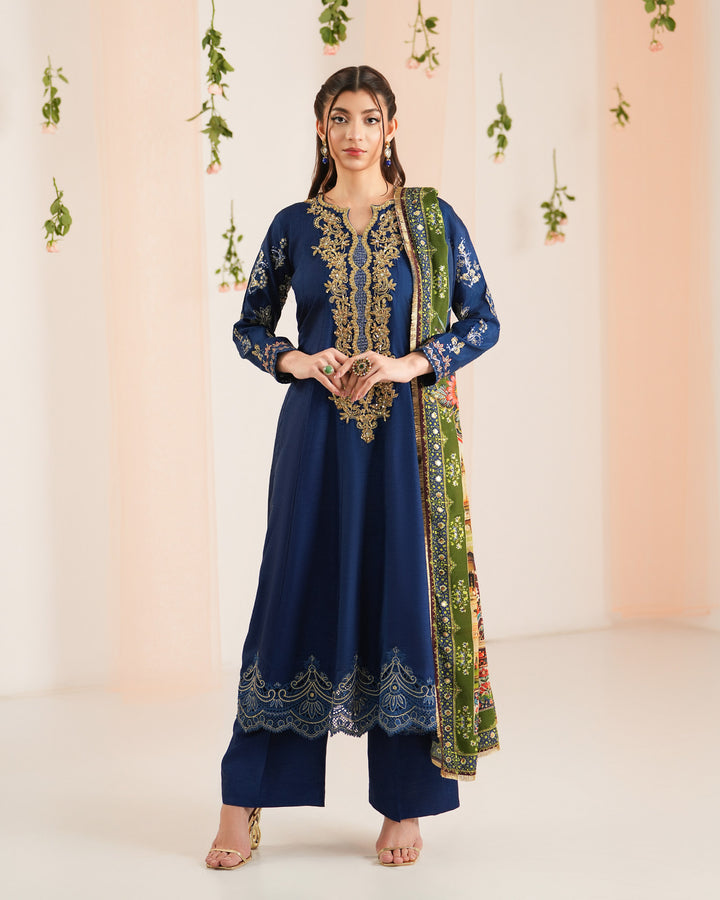 Korean Raw Silk 3PC | 1155 - Sha Posh Textile