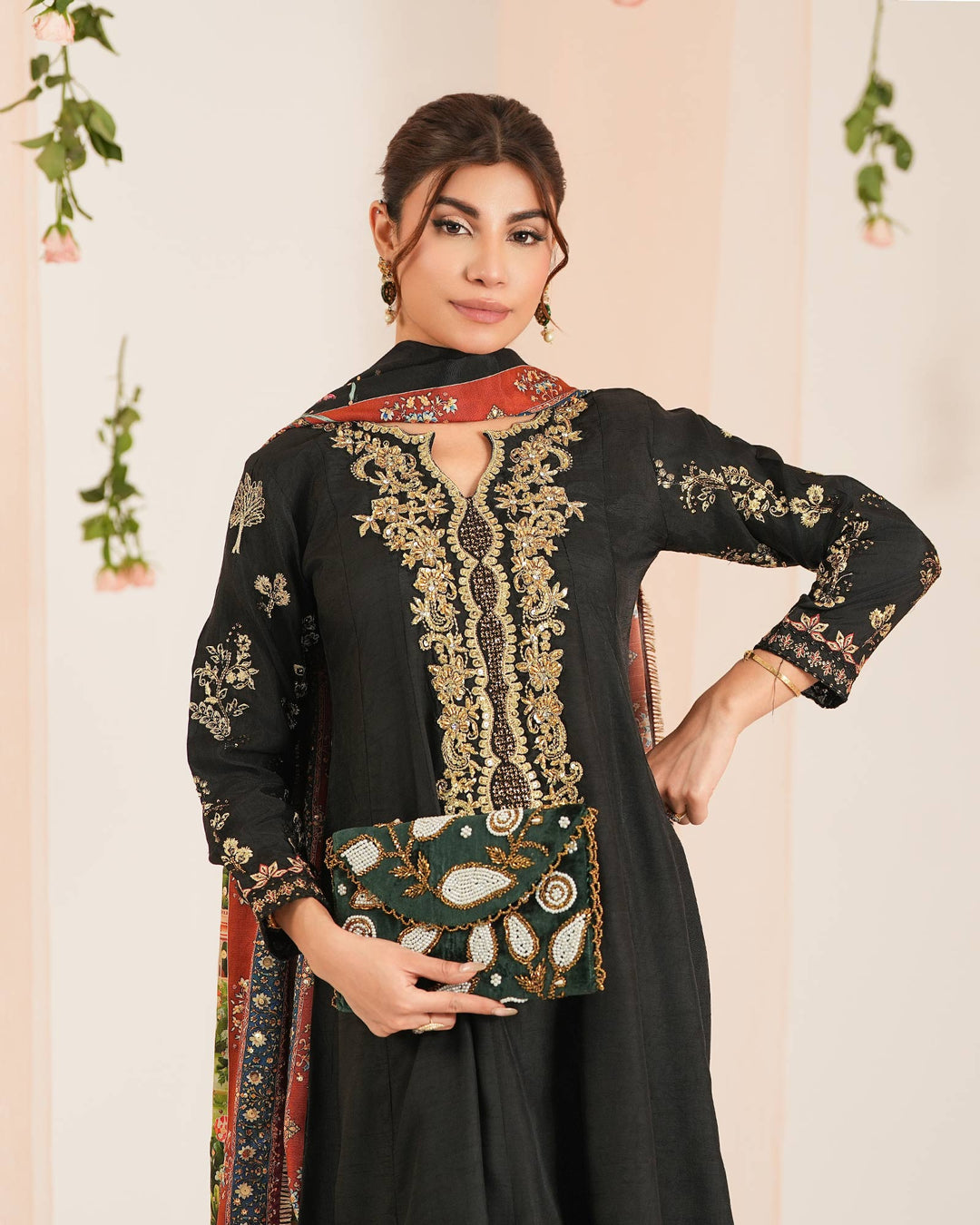 Korean Raw Silk 3PC | 1155 - Sha Posh Textile