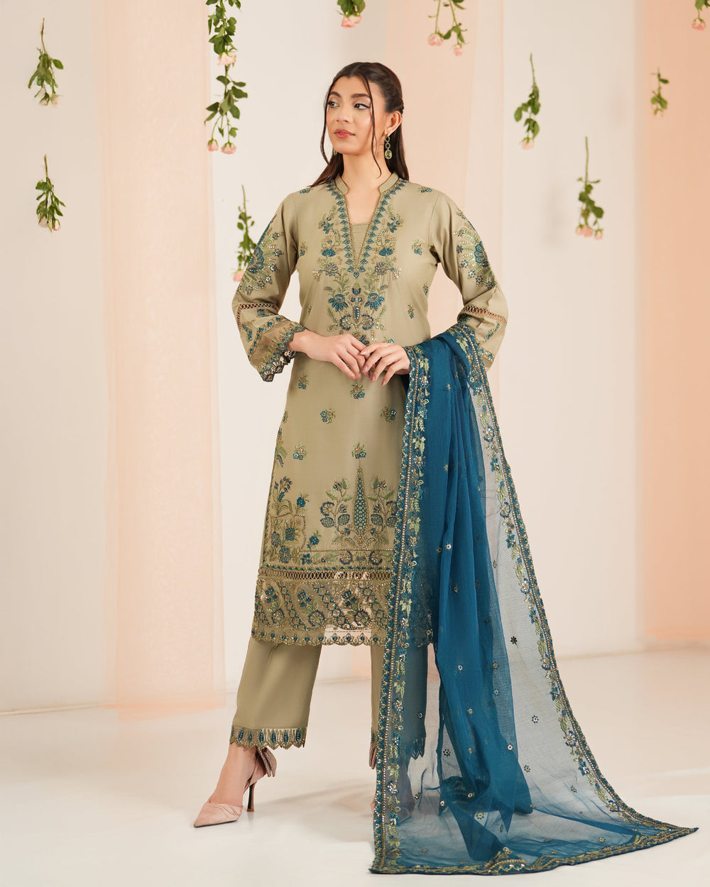 Cambric Cotton 3PC | 1318 - Sha Posh Textile