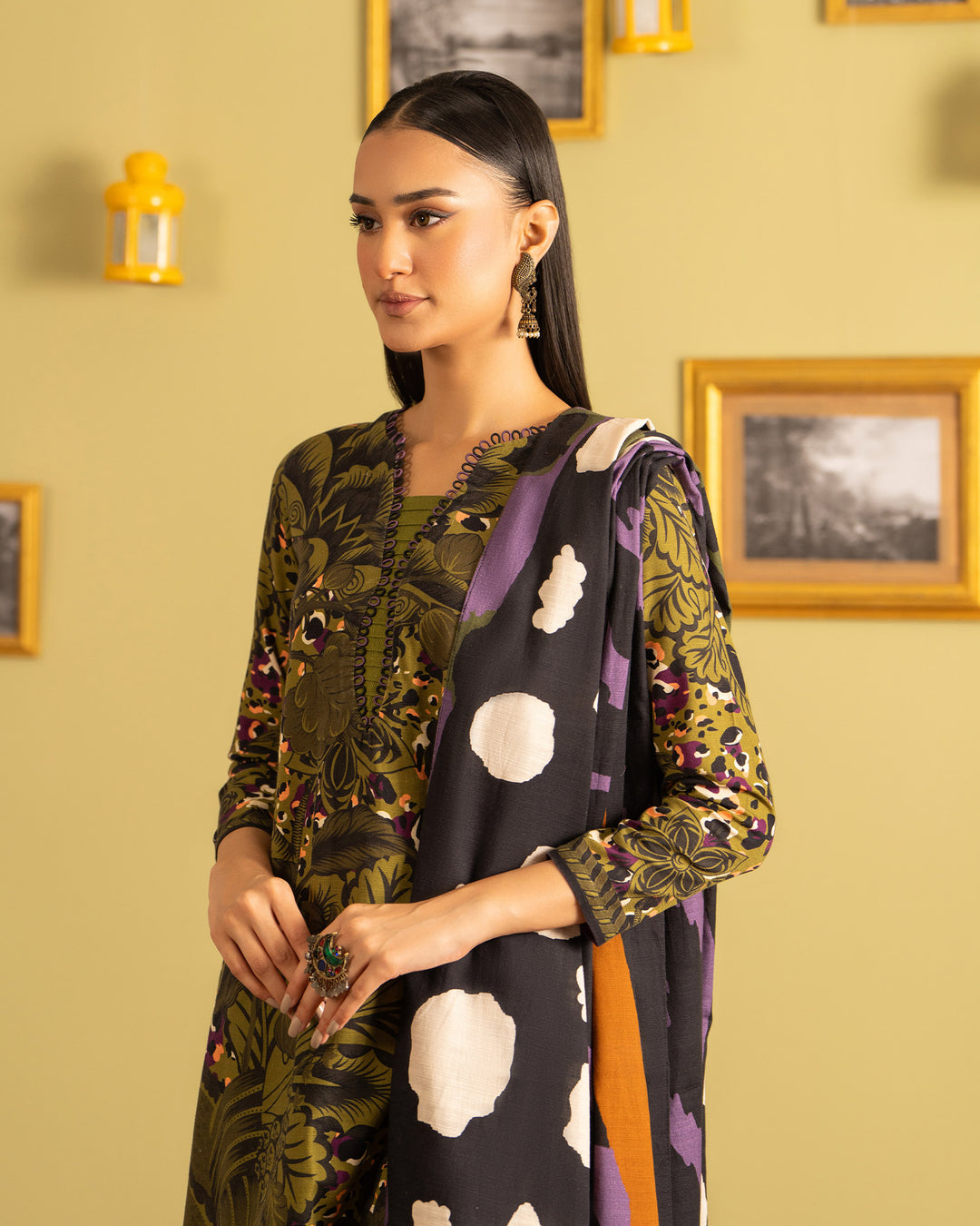 3 Piece Khaddar | 16399
