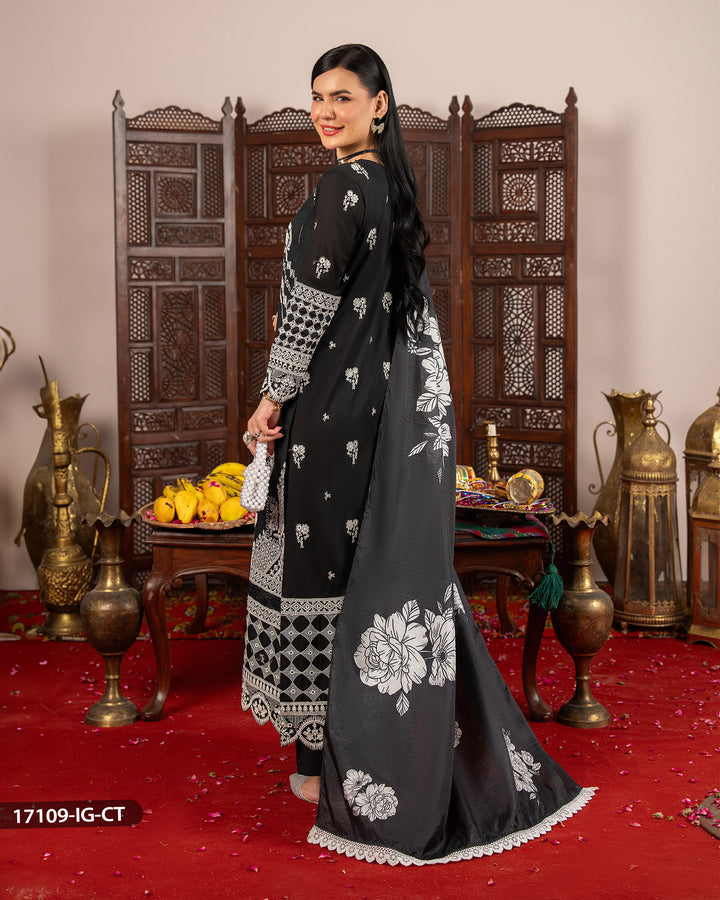 3 Piece Cotton Suit | 17109-IG-CT - Sha Posh Textile