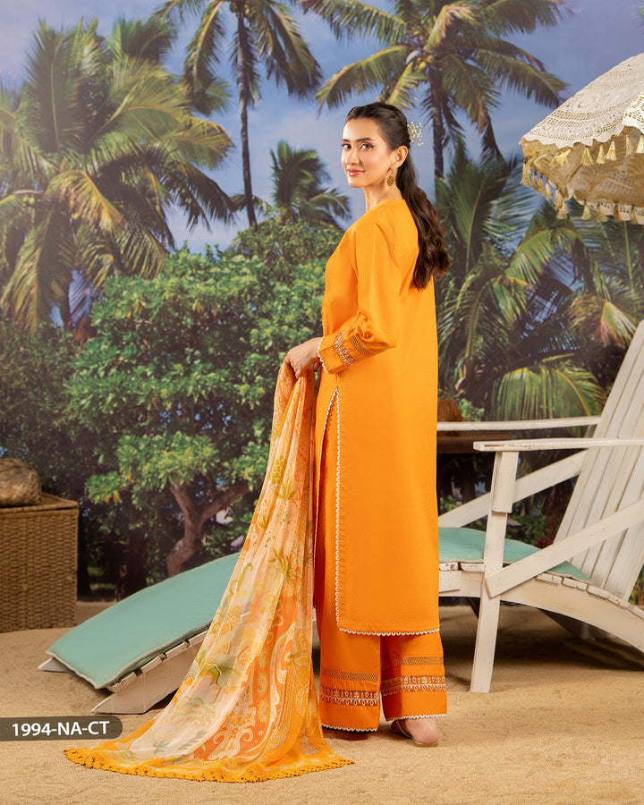 3 Piece Jacquard Cotton Suit | 1994-NA-J.CT - Sha Posh Textile