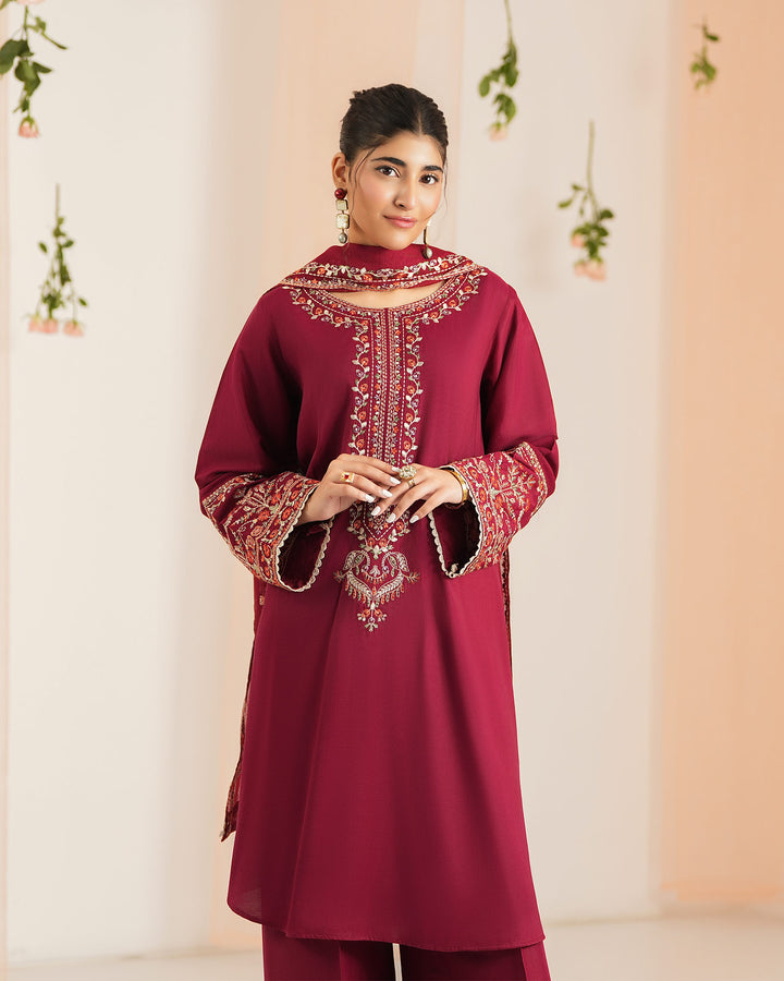 Dull Raw Silk Round Frock | 2266 - Sha Posh Textile