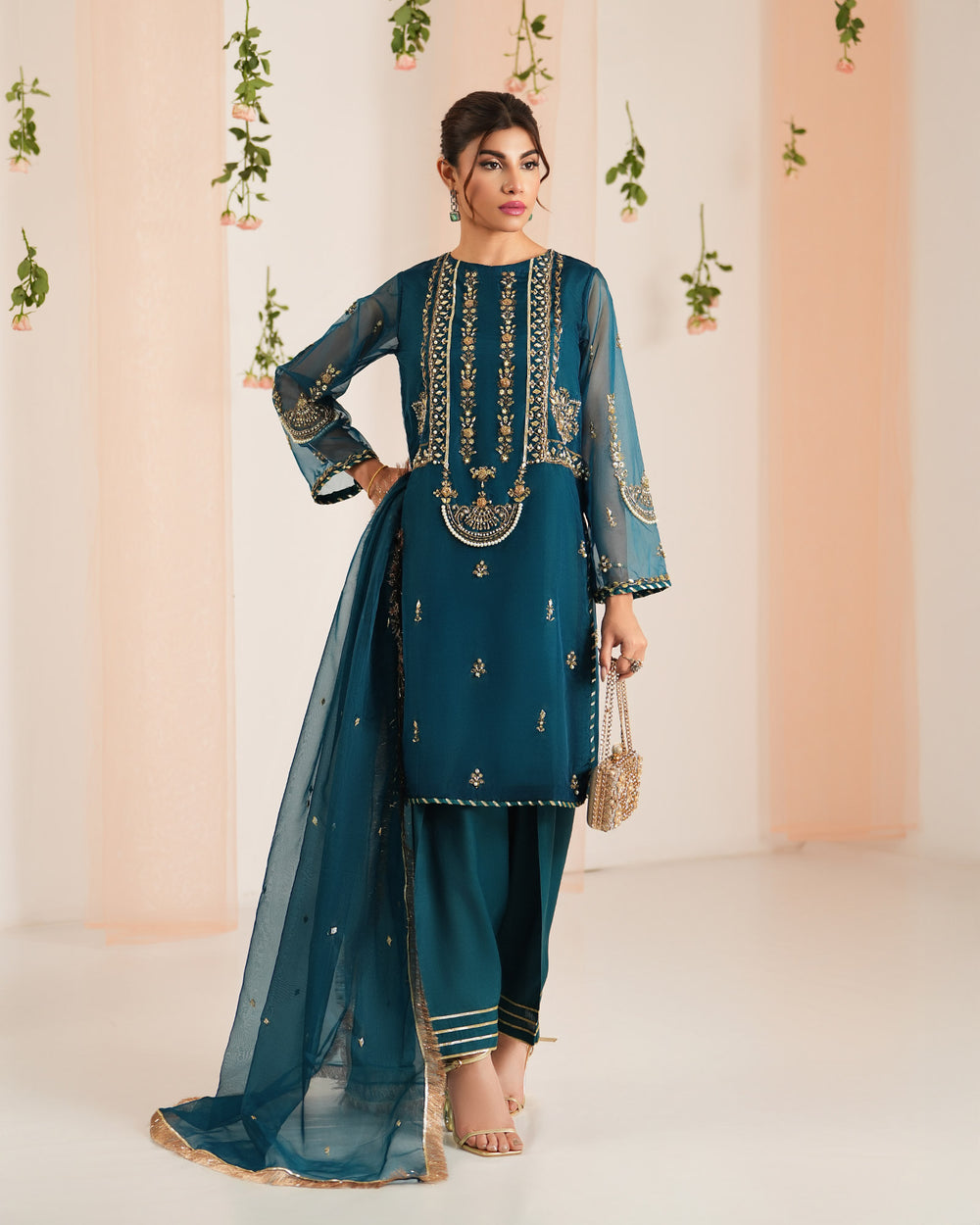 Organza 3PC | 422 - Sha Posh Textile