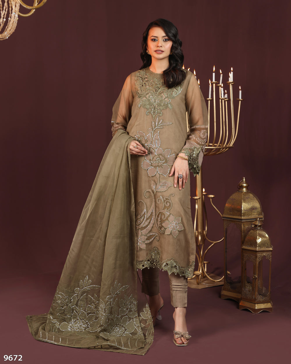 3 Piece Tissue Suit | 9672-FM-TSU - Sha Posh Textile