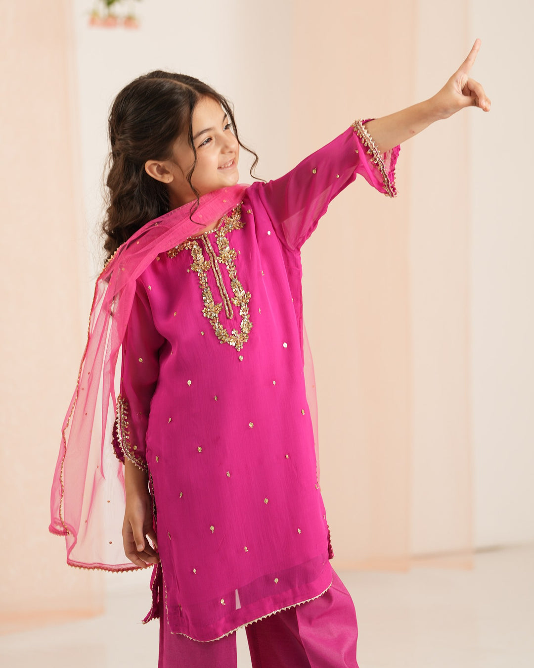 Kids Chiffon 3PC | 1152 - Sha Posh Textile