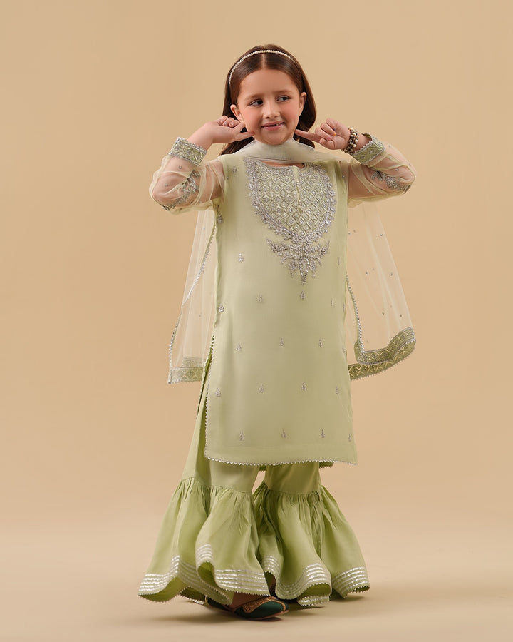 Kids 3-Piece Organza | 9737