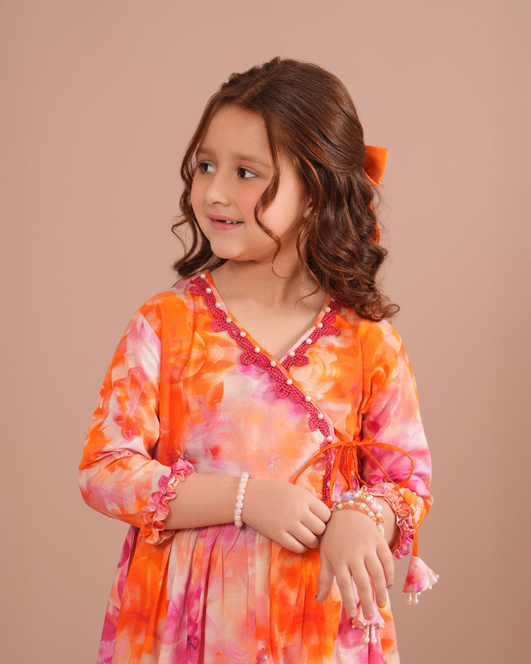 Kids 1-Piece Ready-to-Wear Lawn Frock | 17324-IG-LWN - Sha Posh Textile