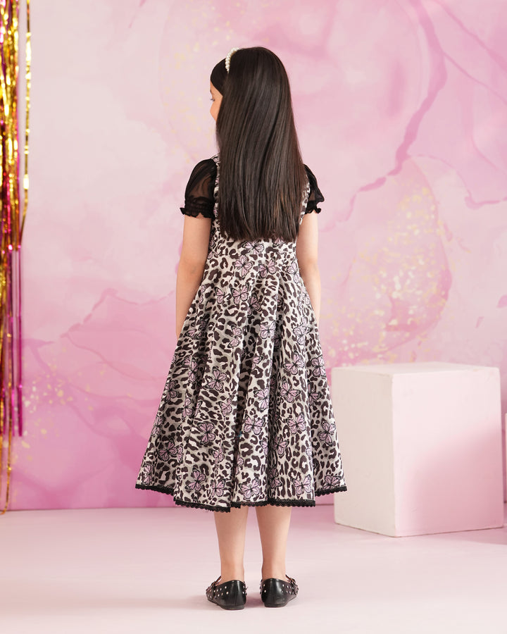 Kids 1-Piece Ready-to-Wear Lawn Frock | 17359-IG-LWN - Sha Posh Textile