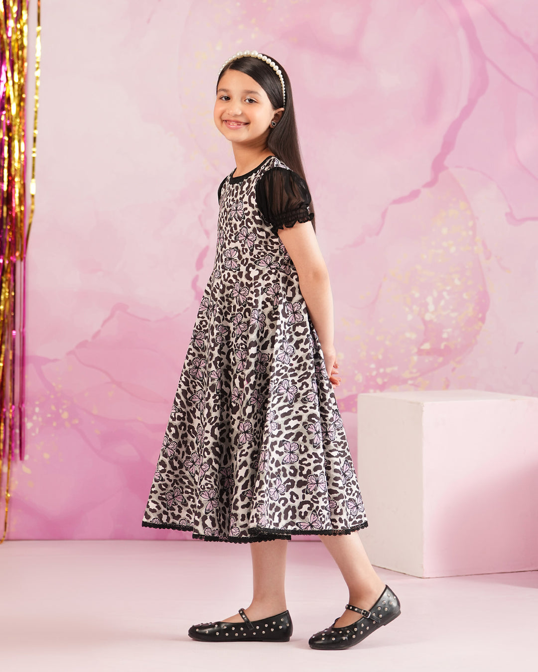 Kids 1-Piece Ready-to-Wear Lawn Frock | 17359-IG-LWN - Sha Posh Textile
