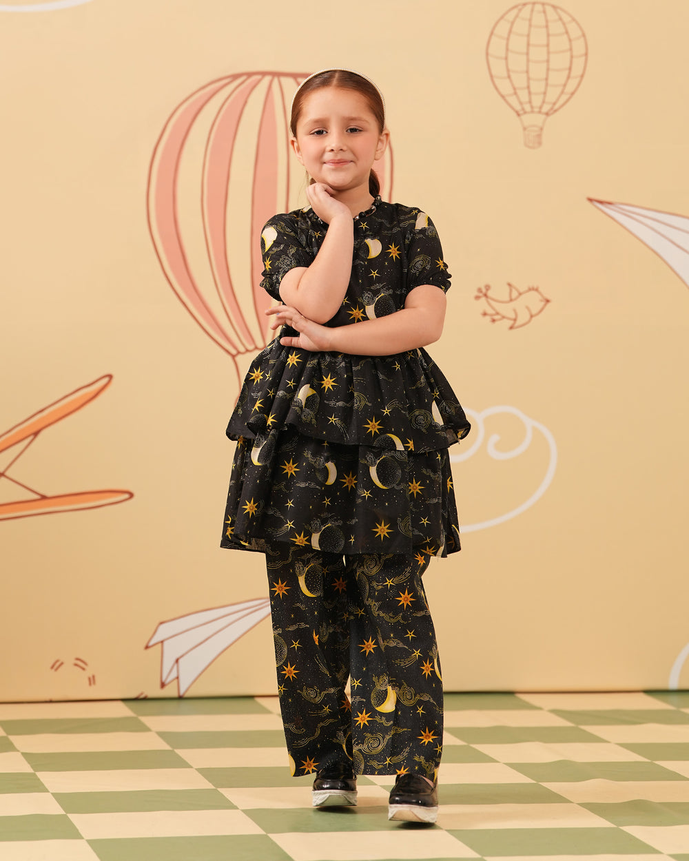 Kids 2-Piece Ready-to-Wear Cotton Suit | 17286-IG-CT - Sha Posh Textile
