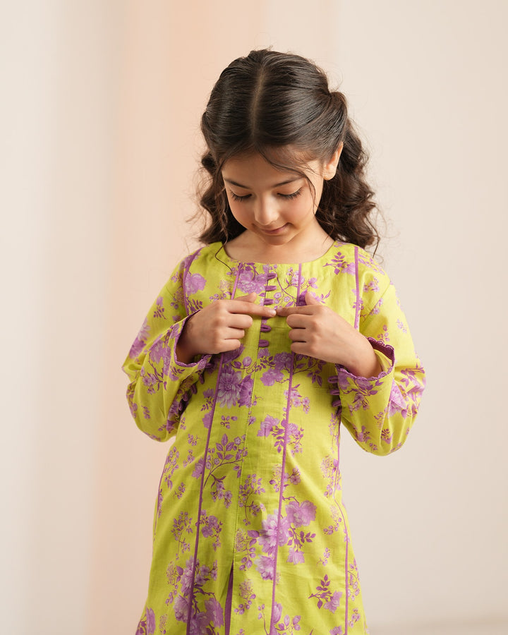 Kids Lawn Frock | 17308 - Sha Posh Textile