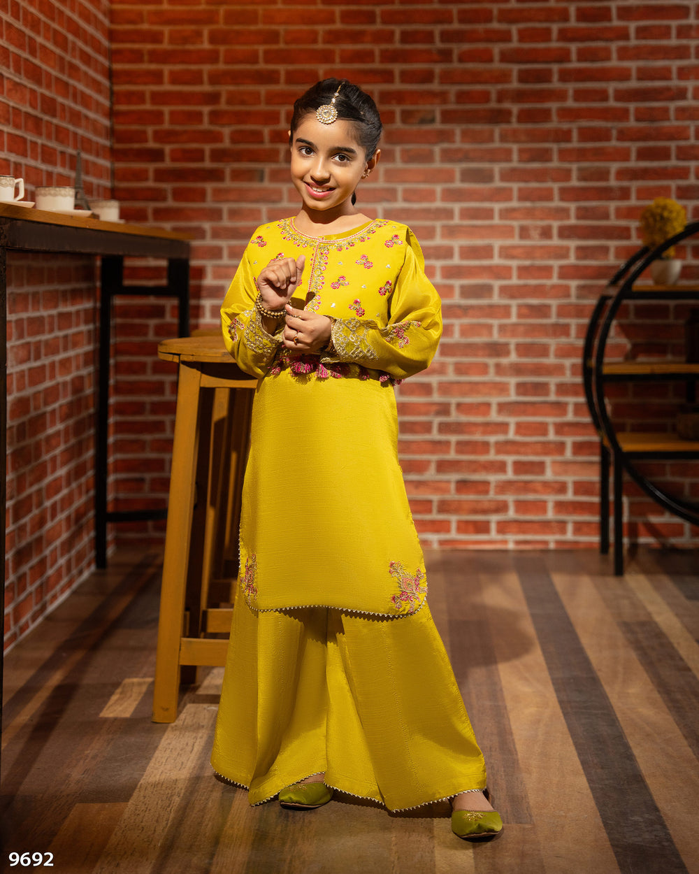 Kids 2 Piece Raw Silk Stitched Suit | 9692-IG-RWS - Sha Posh Textile