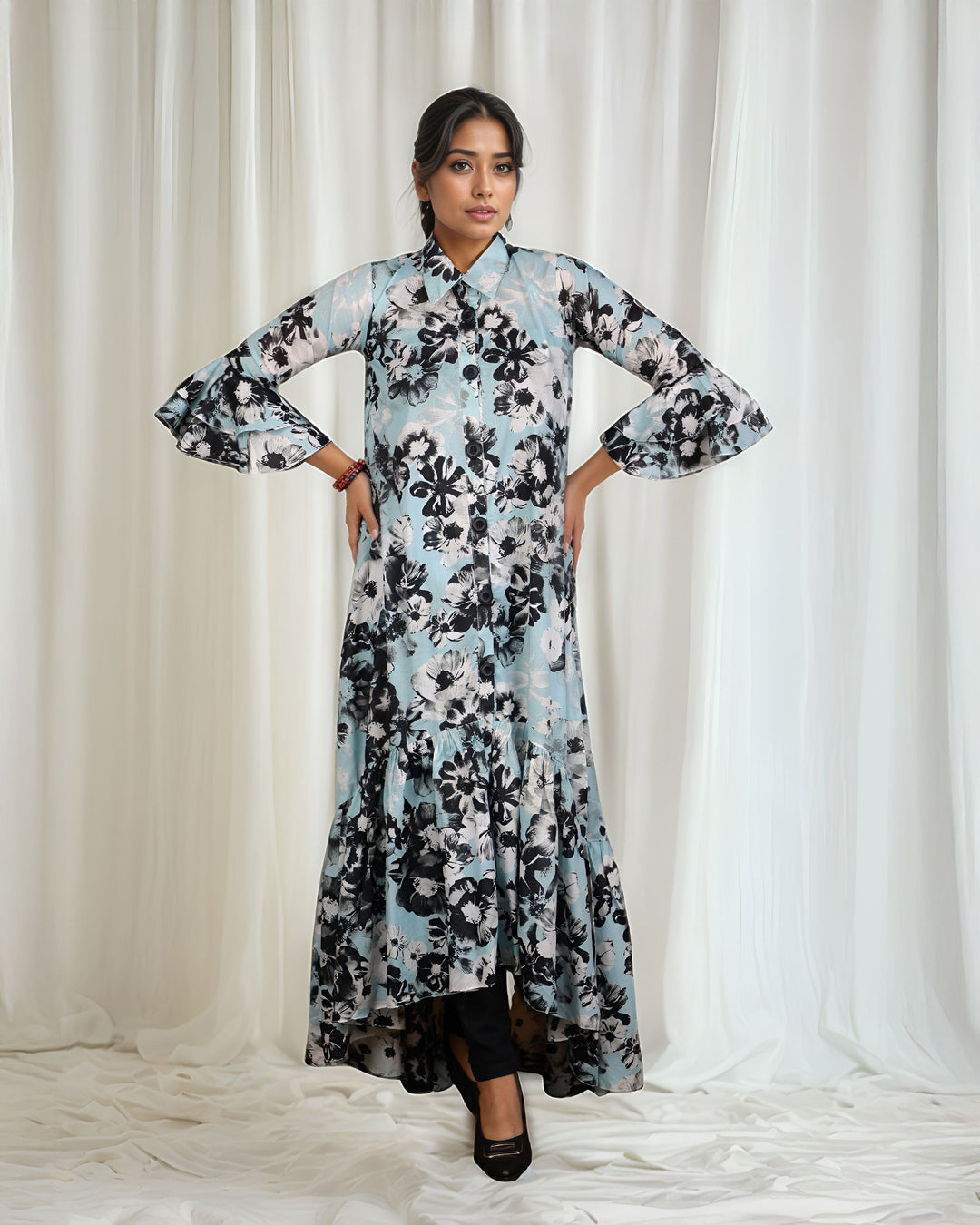 Unstitched Lawn | UNFF0122 - Sha Posh Textile