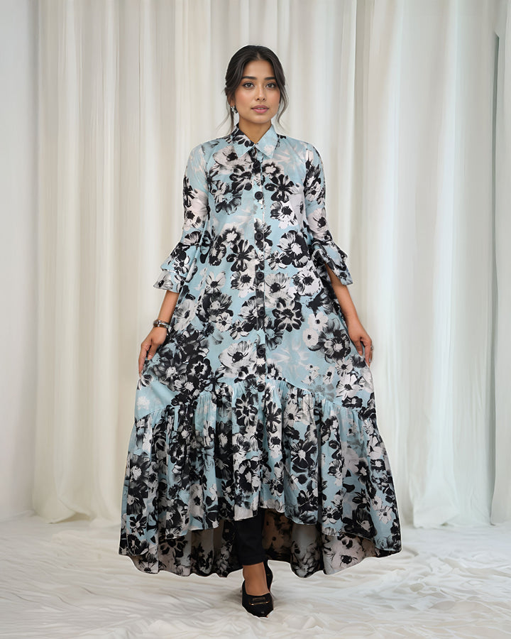 Unstitched Lawn | UNFF0122 - Sha Posh Textile