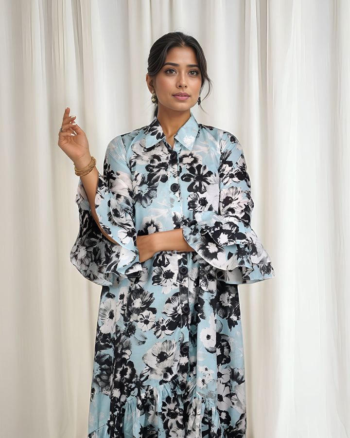 Unstitched Lawn | UNFF0122 - Sha Posh Textile
