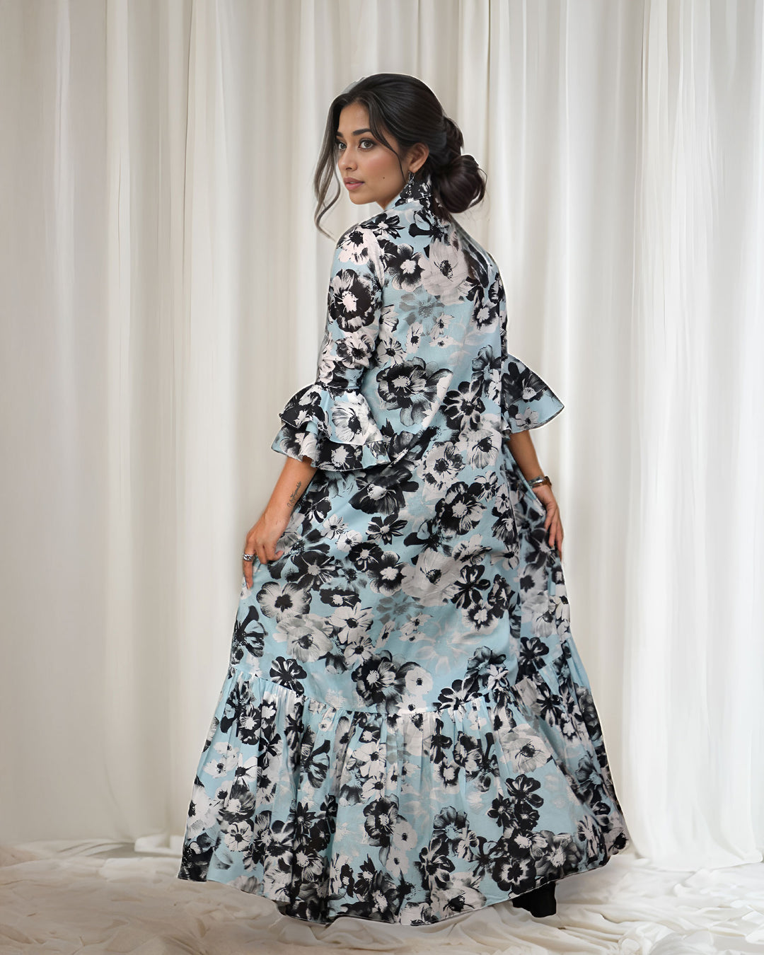 Unstitched Lawn | UNFF0122 - Sha Posh Textile