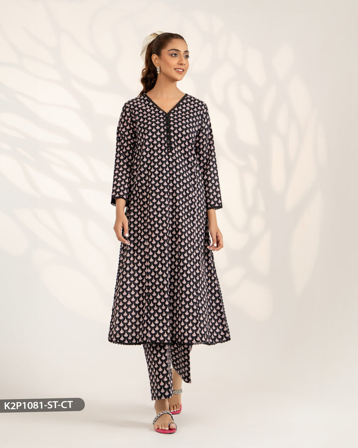 2 Piece Cotton Suit | 1081-ST-CT - Sha Posh Textile