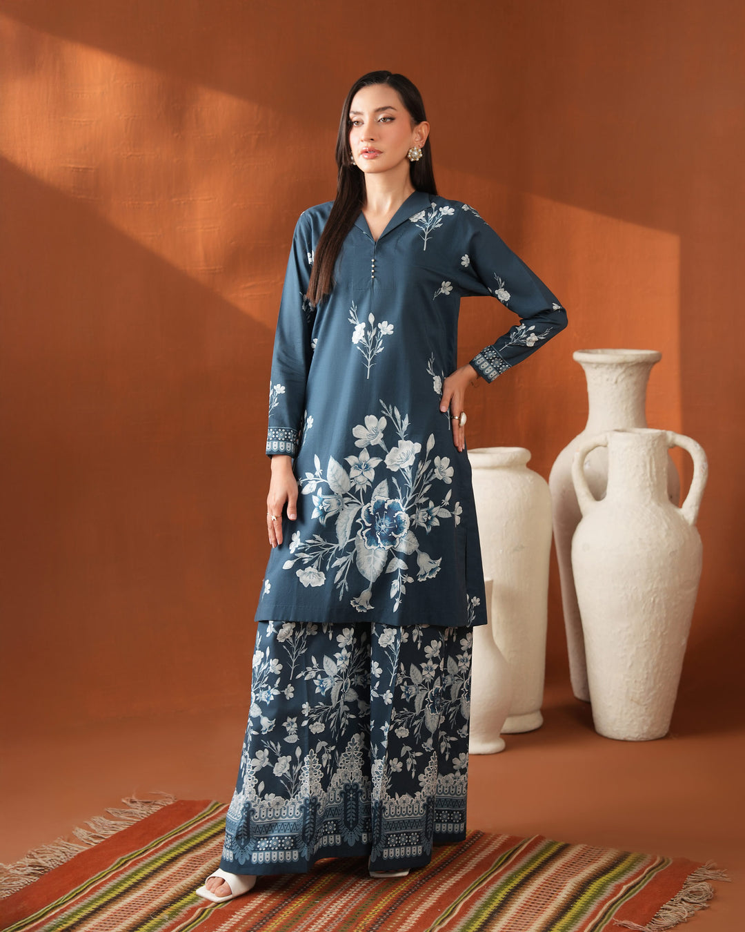 Unstitched Lawn | UNFF132 - Sha Posh Textile