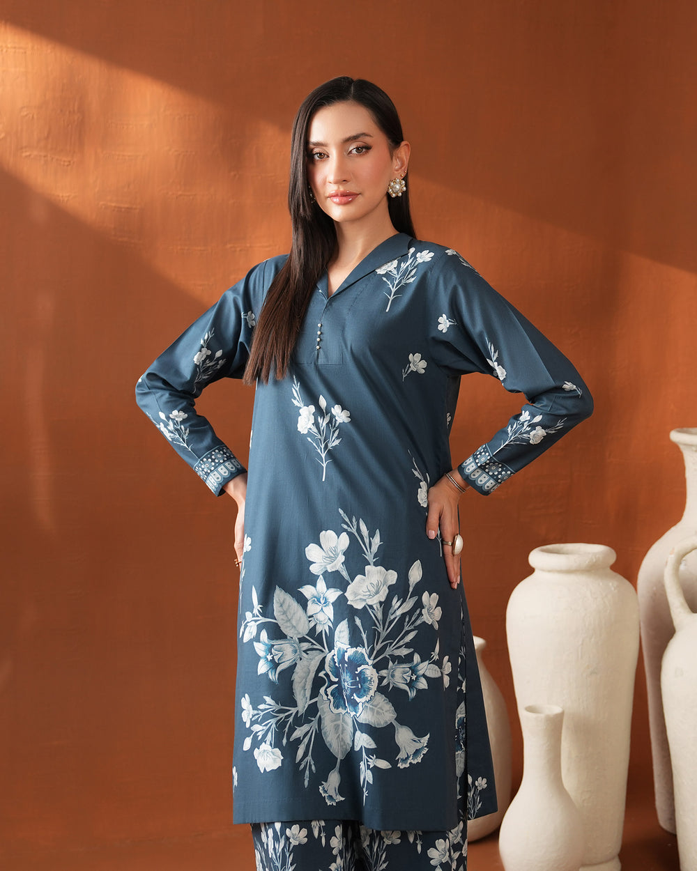 Unstitched Lawn | UNFF132 - Sha Posh Textile