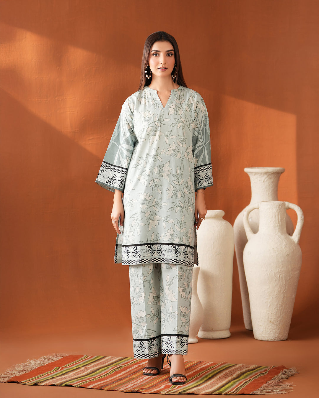 Unstitched Lawn | UNFF0126 - Sha Posh Textile
