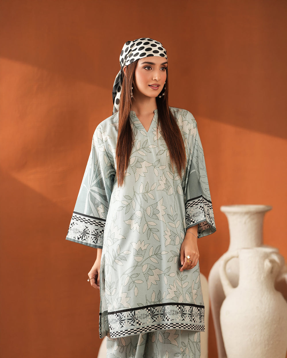 Unstitched Lawn | UNFF0126 - Sha Posh Textile