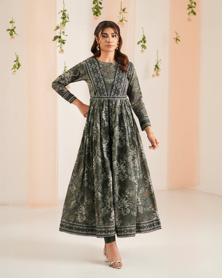 Lawn Maxi | 17393 - Sha Posh Textile