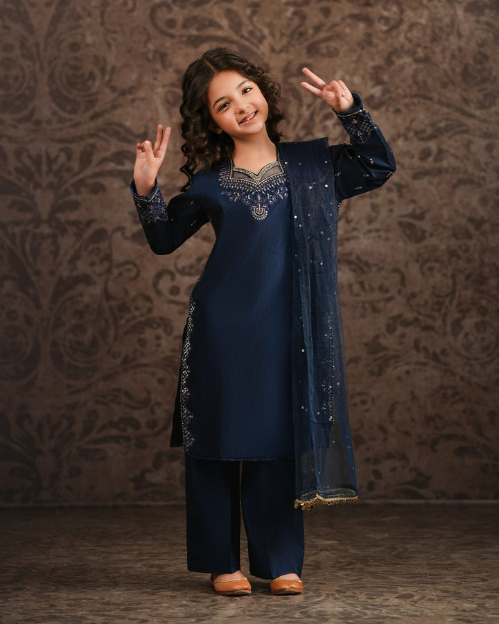 Kids Chambray Katan 3PC | 2273 - Sha Posh Textile
