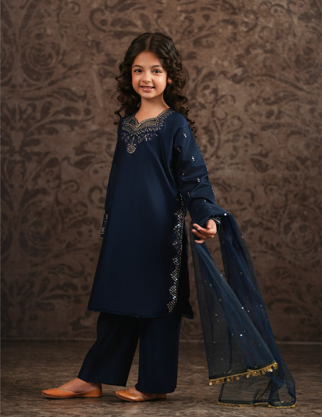 Kids Chambray Katan 3PC | 2273 - Sha Posh Textile