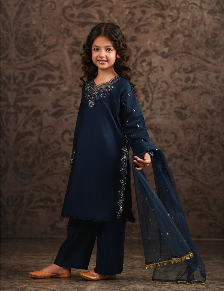 Kids Chambray Katan 3PC | 2273 - Sha Posh Textile
