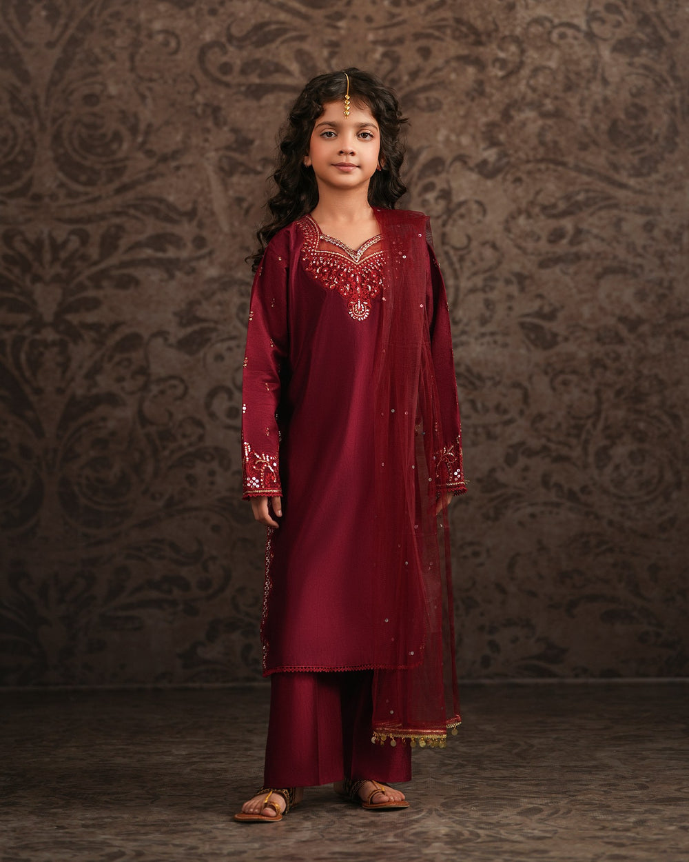 Kids Chambray Katan 3PC | 2273 - Sha Posh Textile