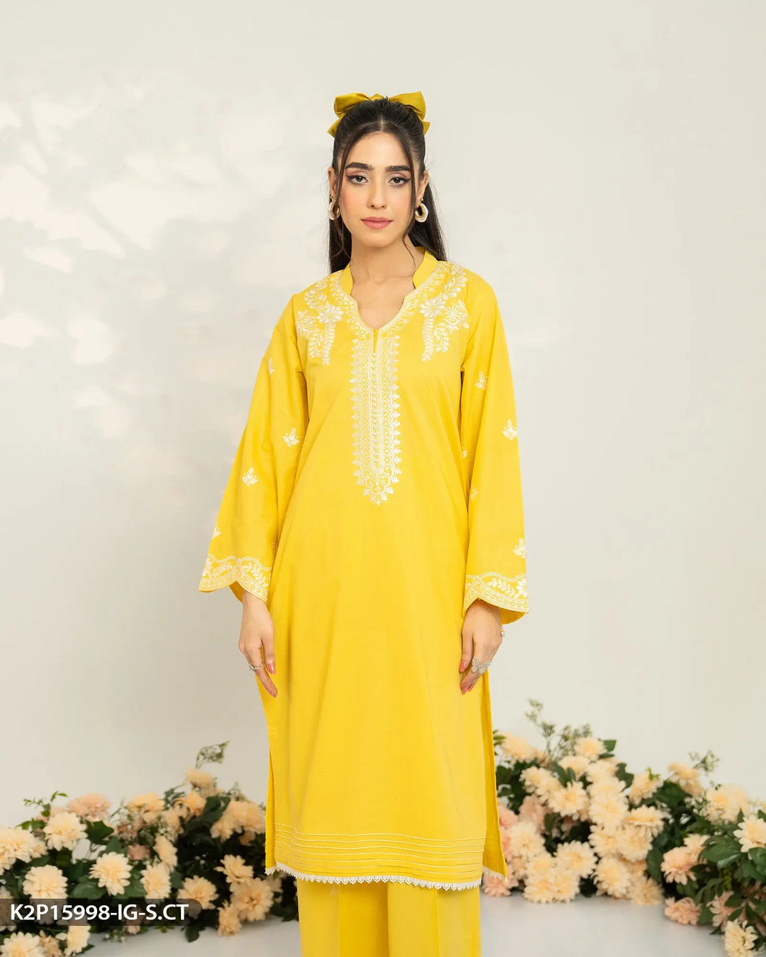 2 Piece Embroidered Suit | 15998-IG-S.CT Sha Posh Textile