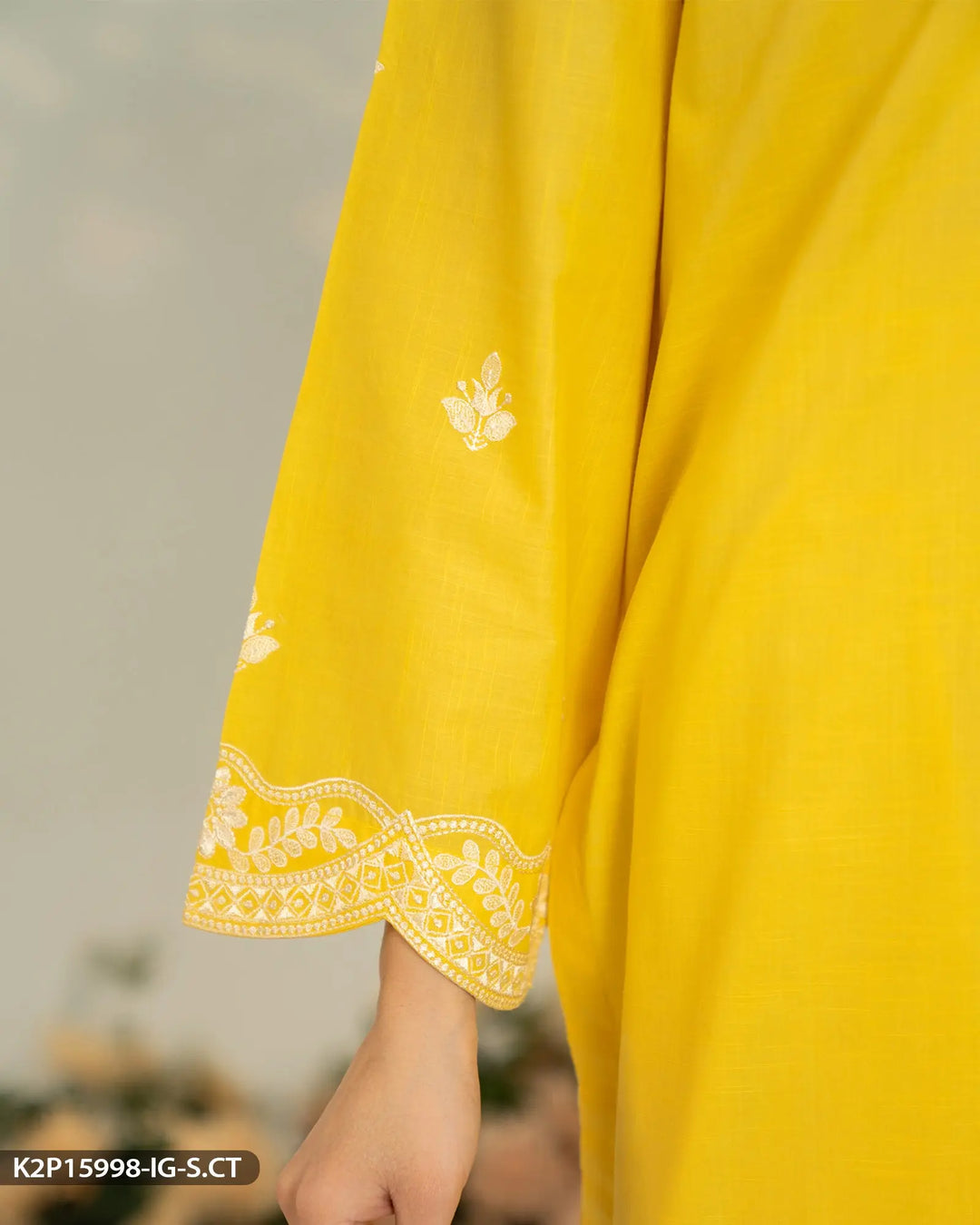 2 Piece Embroidered Suit | 15998-IG-S.CT Sha Posh Textile