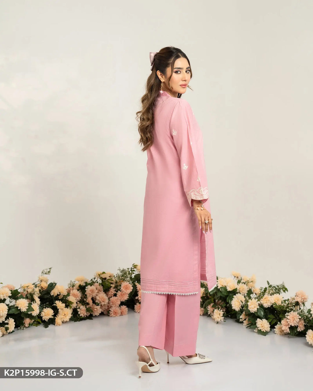 2 Piece Embroidered Suit | 15998-IG-S.CT Sha Posh Textile