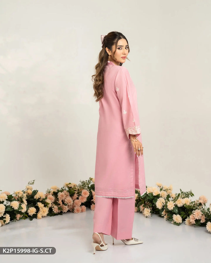 2 Piece Embroidered Suit | 15998-IG-S.CT Sha Posh Textile