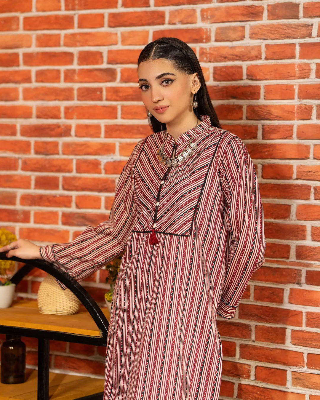 2 Piece Khaddar Suit Stitched | 16284-IG-KD - Sha Posh Textile