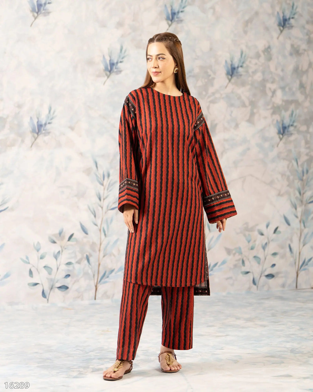 2 Piece Khaddar Suit Stitched | 16289-IG-KD Sha Posh Textile