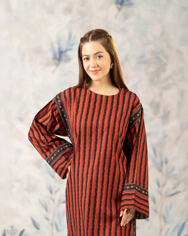 2 Piece Khaddar Suit Stitched | 16289-IG-KD Sha Posh Textile