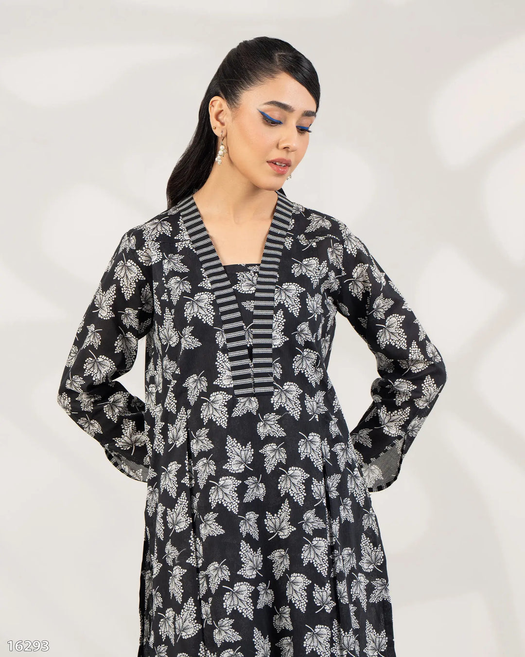 2 Piece Khaddar Suit Stitched | 16293-IG-KD - Sha Posh Textile