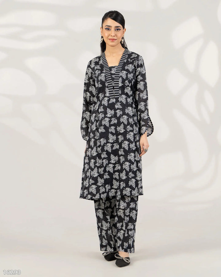2 Piece Khaddar Suit Stitched | 16293-IG-KD - Sha Posh Textile