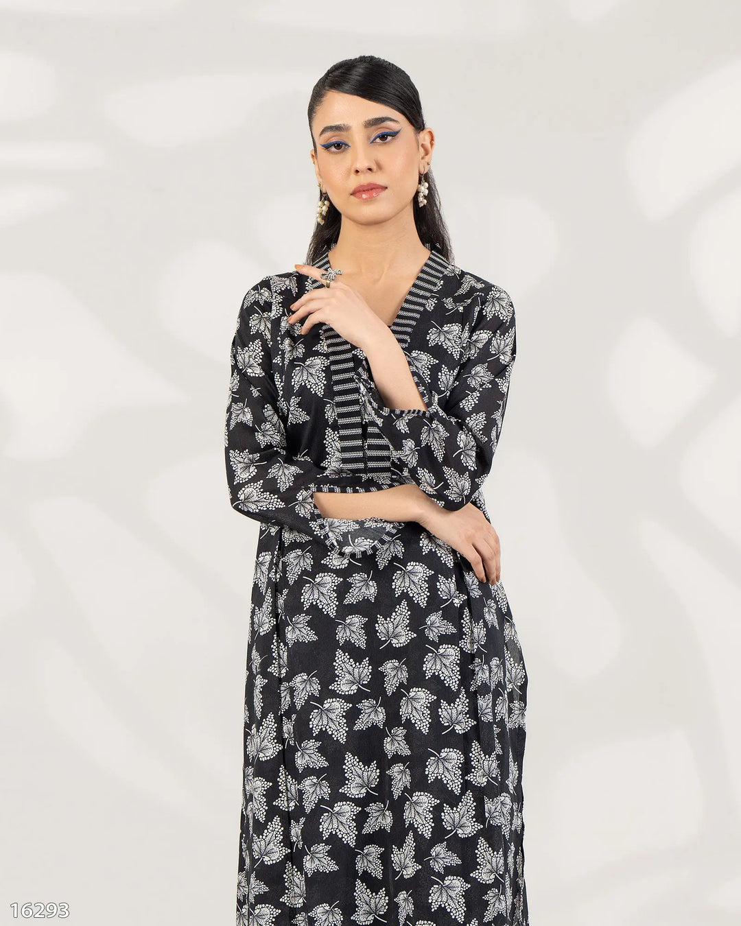 2 Piece Khaddar Suit Stitched | 16293-IG-KD - Sha Posh Textile