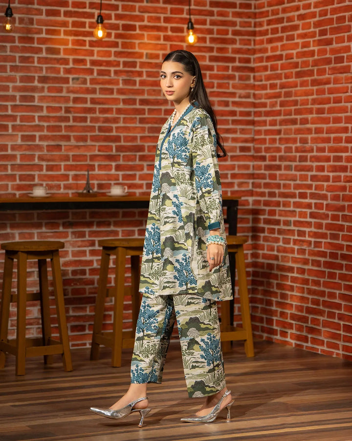 2 Piece Khaddar Suit Stitched | 16308-IG-KD - Sha Posh Textile